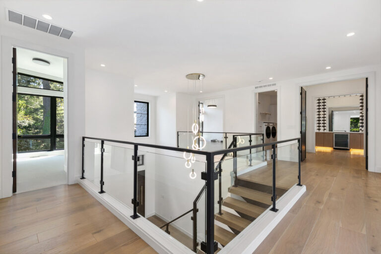 Bellevue 02 custom home upper hall