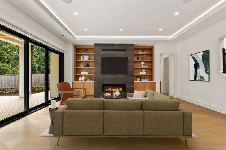 Bellevue 03 custom home great room