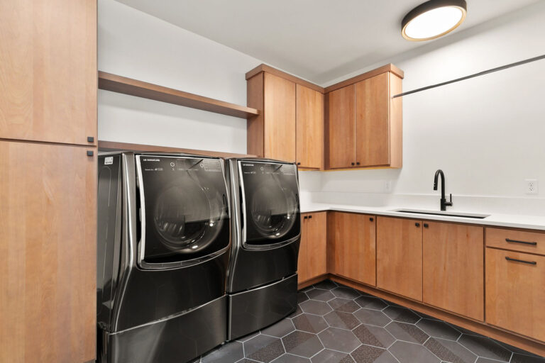 Bellevue 03 custom home laundry room