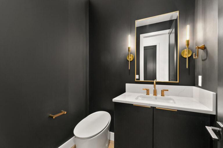 Bellevue 03 custom home powder room
