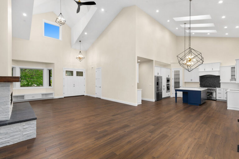 Bellevue 04 custom home main living