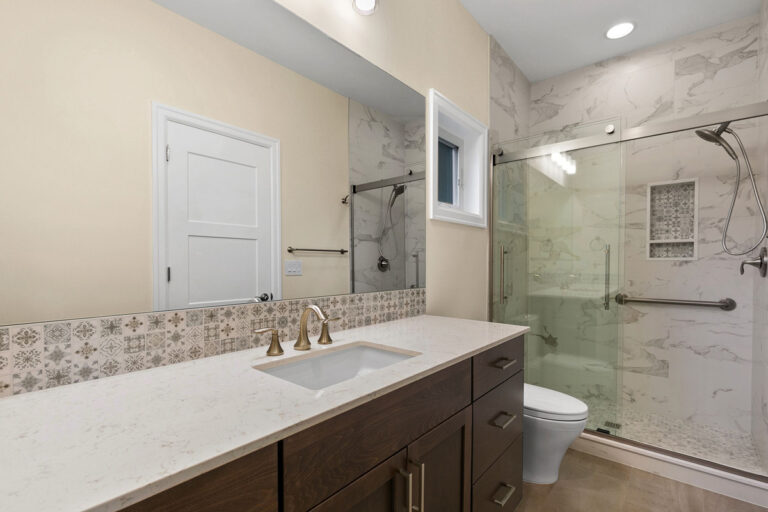 Bellevue 04 custom home secondary bath