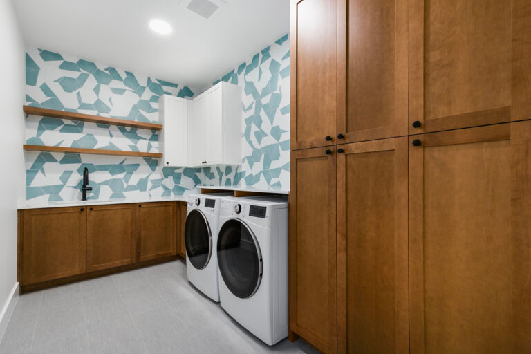 Bellevue 05 custom home laundry room