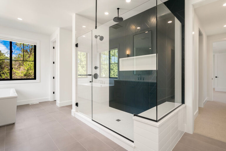 Bellevue 06 custom home primary suite bath
