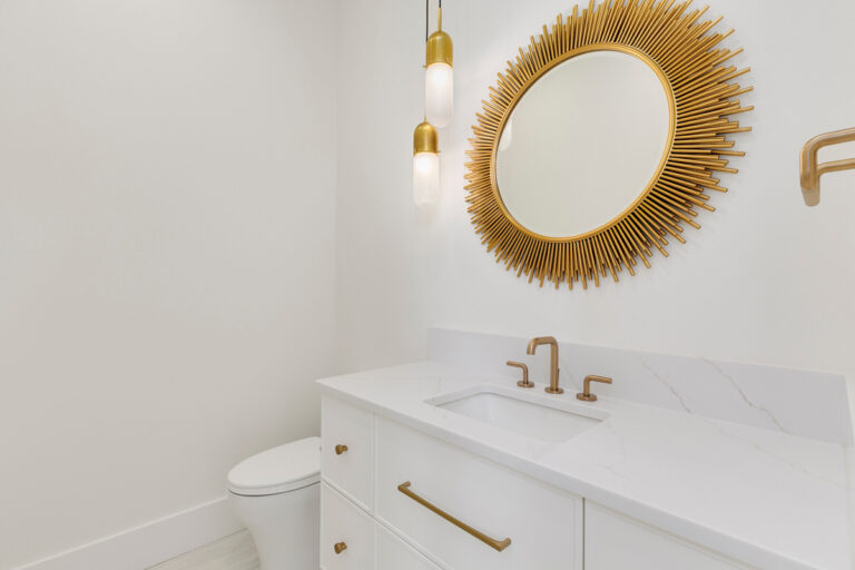 Bellevue 07 custom home powder room