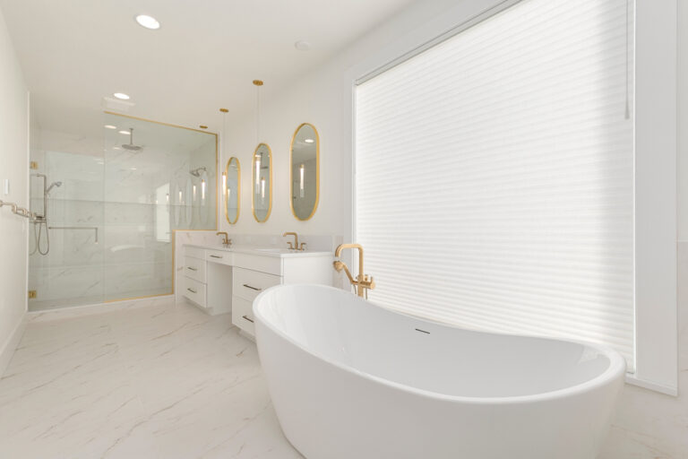 Bellevue 07 custom home primary suite bath