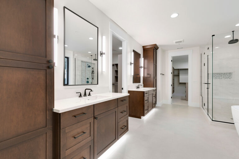 Bellevue 08 custom home primary suite bath