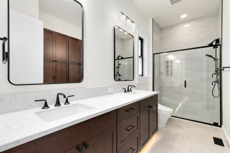 Bellevue 08 custom home secondary bath