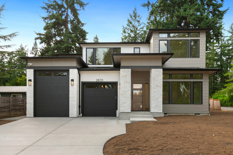 Bellevue 10 custom home transitional exterior