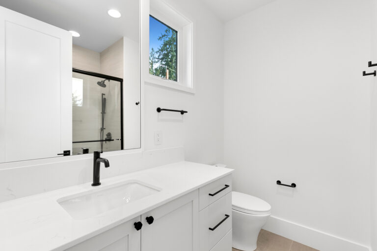 Bellevue 10 custom home secondary bath