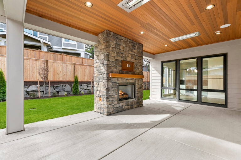 Bellevue 11 custom home covered patio