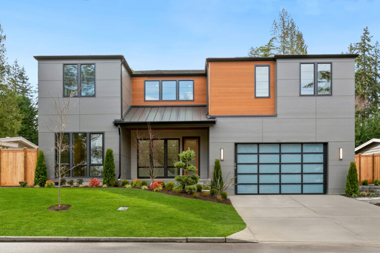 Bellevue 11 custom home transitional exterior