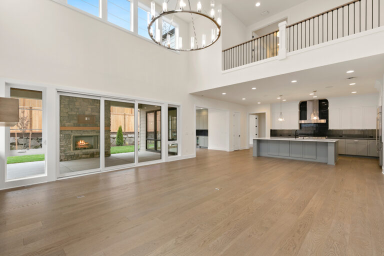 Bellevue 11 custom home main living