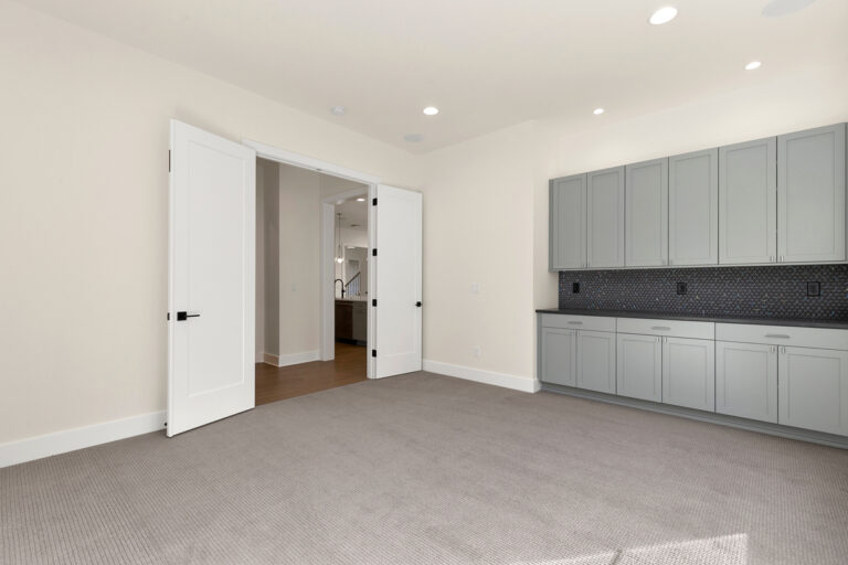 Bellevue 11 custom home media room