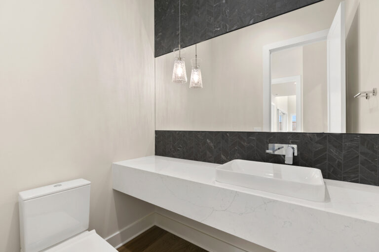 Bellevue 11 custom home powder room
