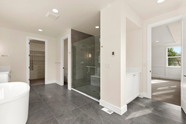 Bellevue 11 custom home primary suite bath