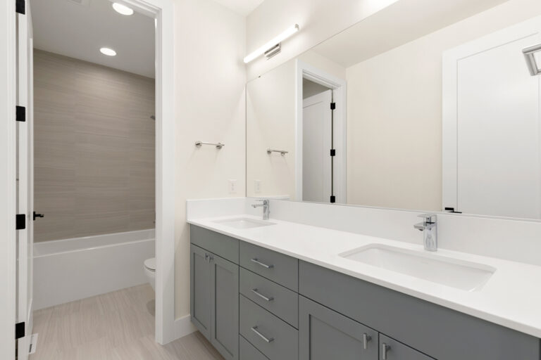 Bellevue 11 custom home secondary bath