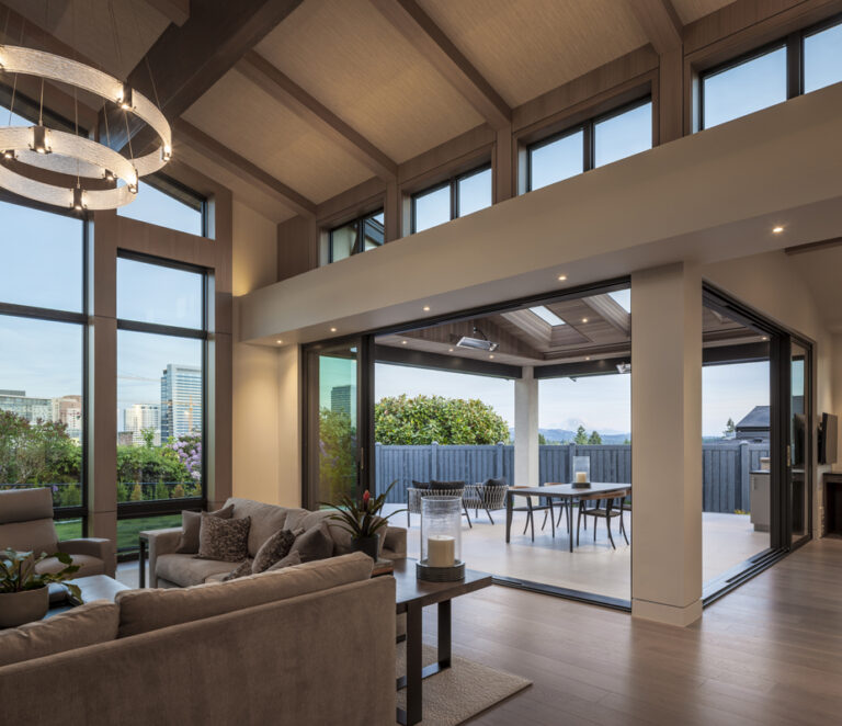 Bellevue 13 custom home indoor-outdoor living