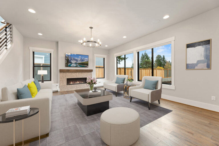 Bellevue 14 custom home great room