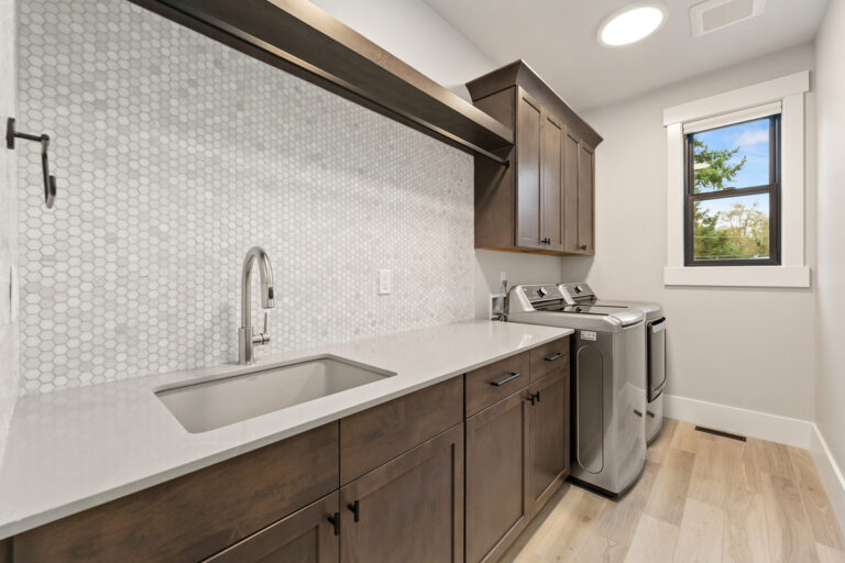 Bellevue 14 custom home laundry room
