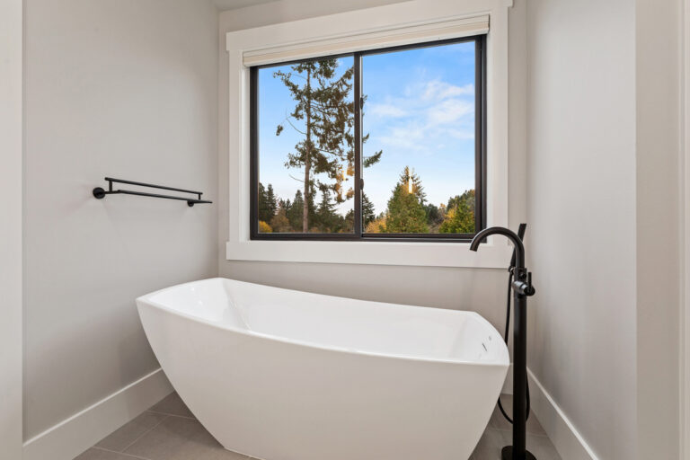Bellevue 14 custom home primary suite bath