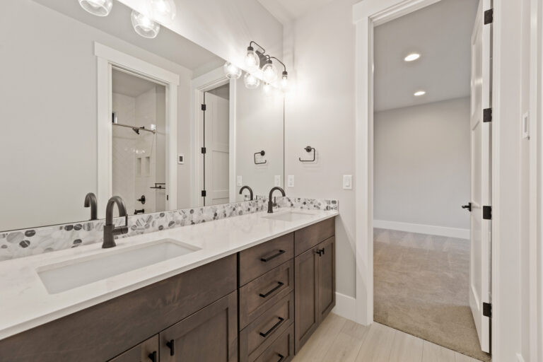 Bellevue 14 custom home secondary bath