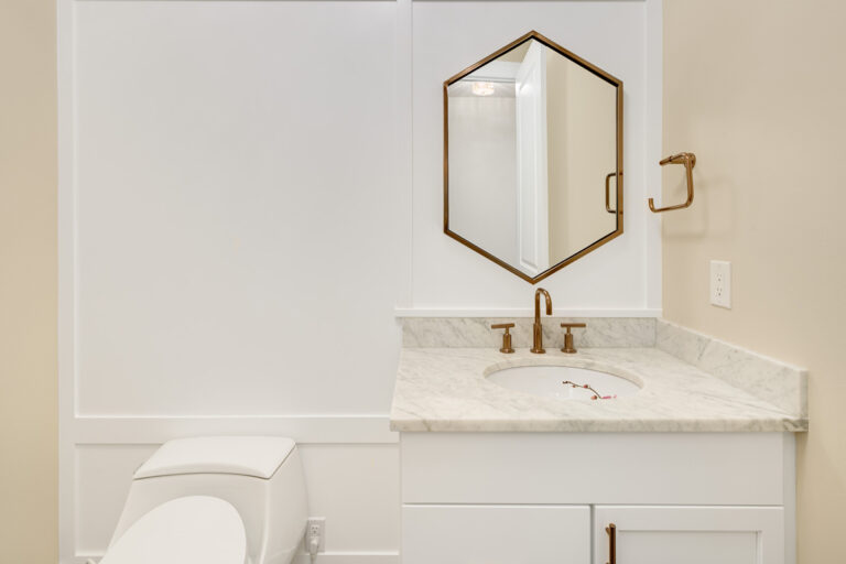 Bellevue 15 custom home powder room