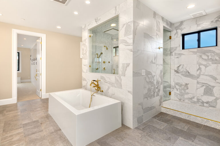 Bellevue 15 custom home primary suite bath