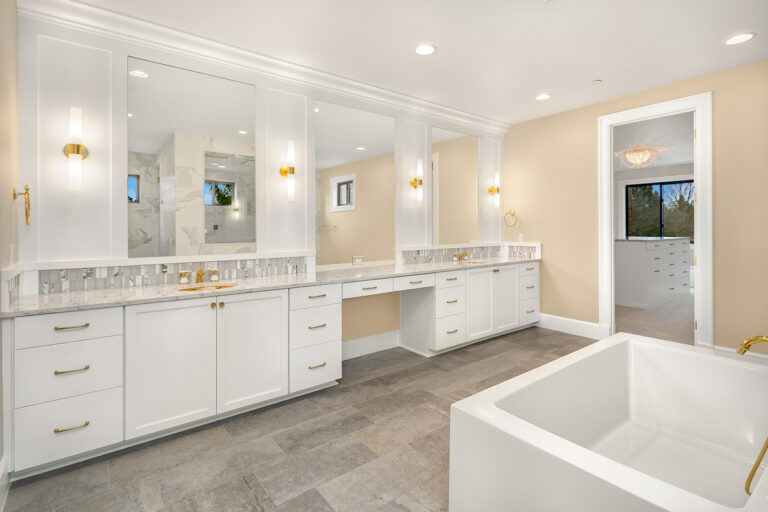 Bellevue 15 custom home primary suite bath