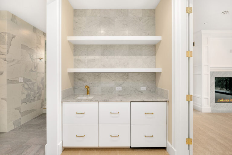 Bellevue 15 custom home primary suite built-in