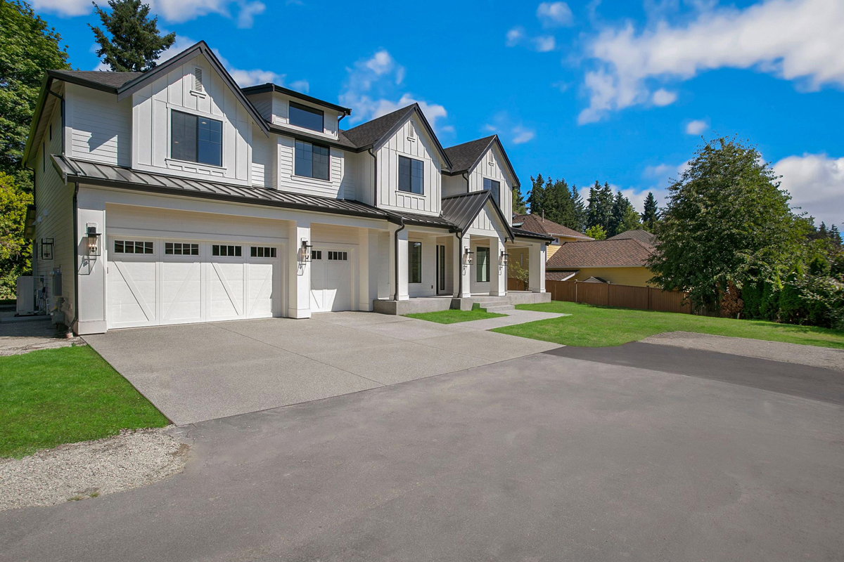 Bellevue 16 custom home farmhouse exterior