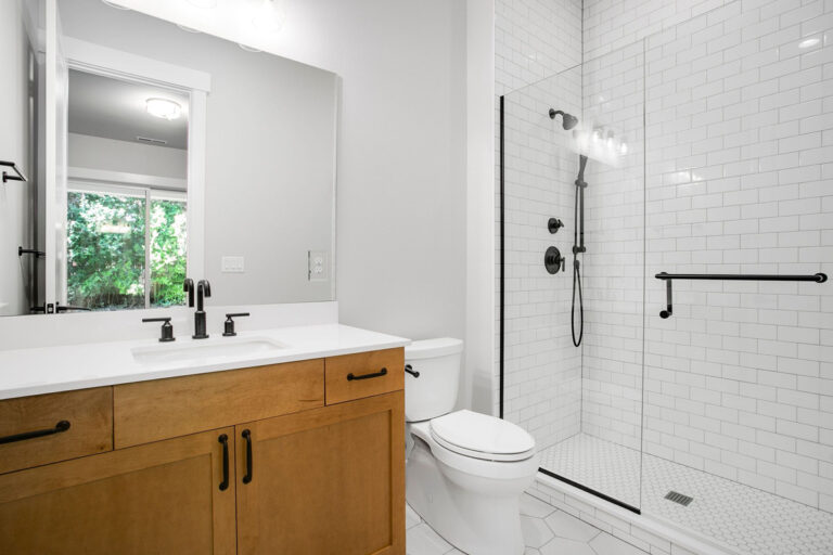 Bellevue 16 custom home secondary bath