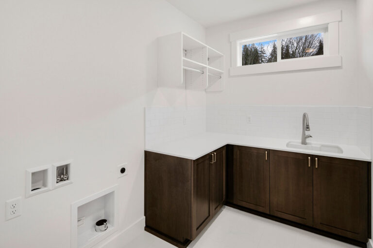 Bellevue 17 custom home laundry room