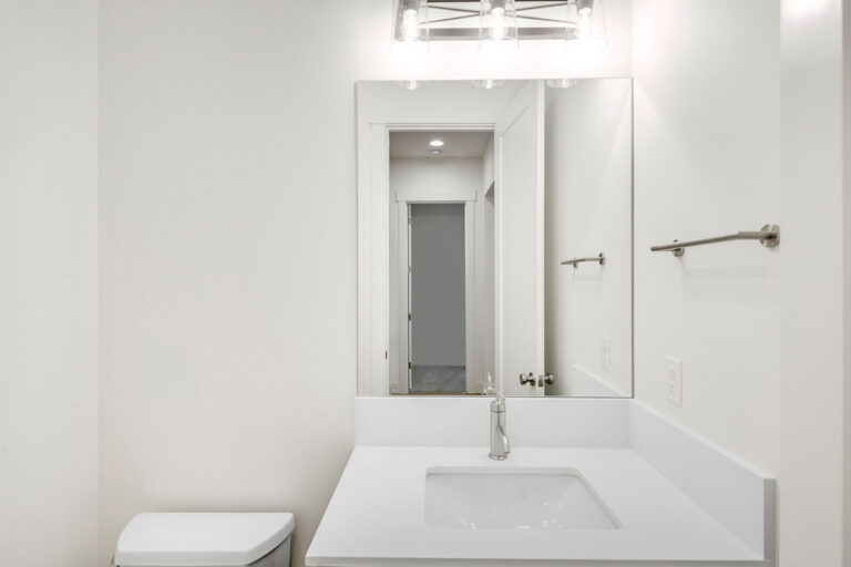 Bellevue 17 custom home powder room