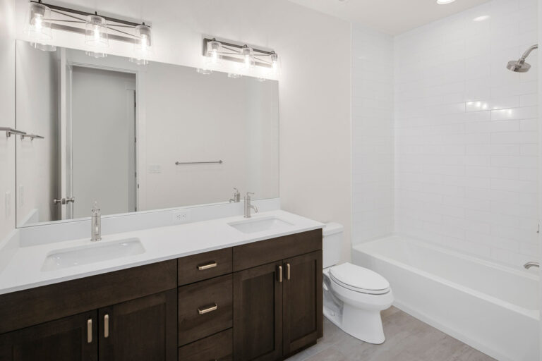 Bellevue 17 custom home secondary bath
