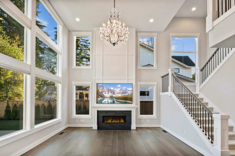Bellevue 18 custom home great room