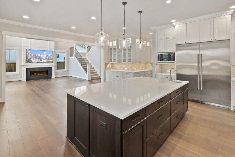 Bellevue 18 custom home kitchen