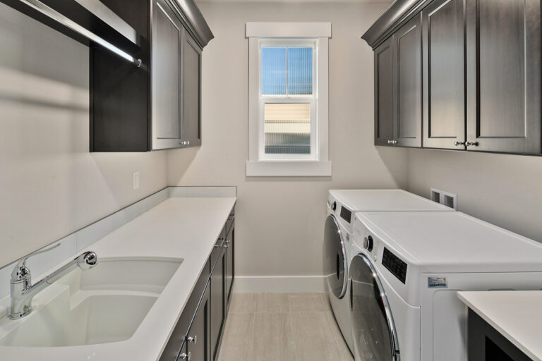 Bellevue 18 custom home laundry room