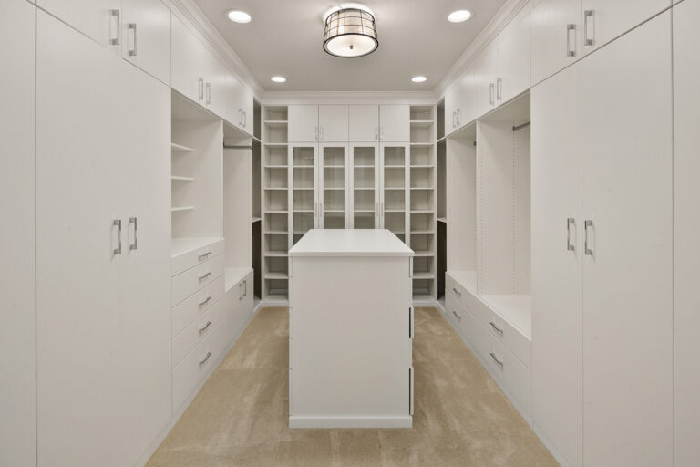 Bellevue 18 custom home primary closet
