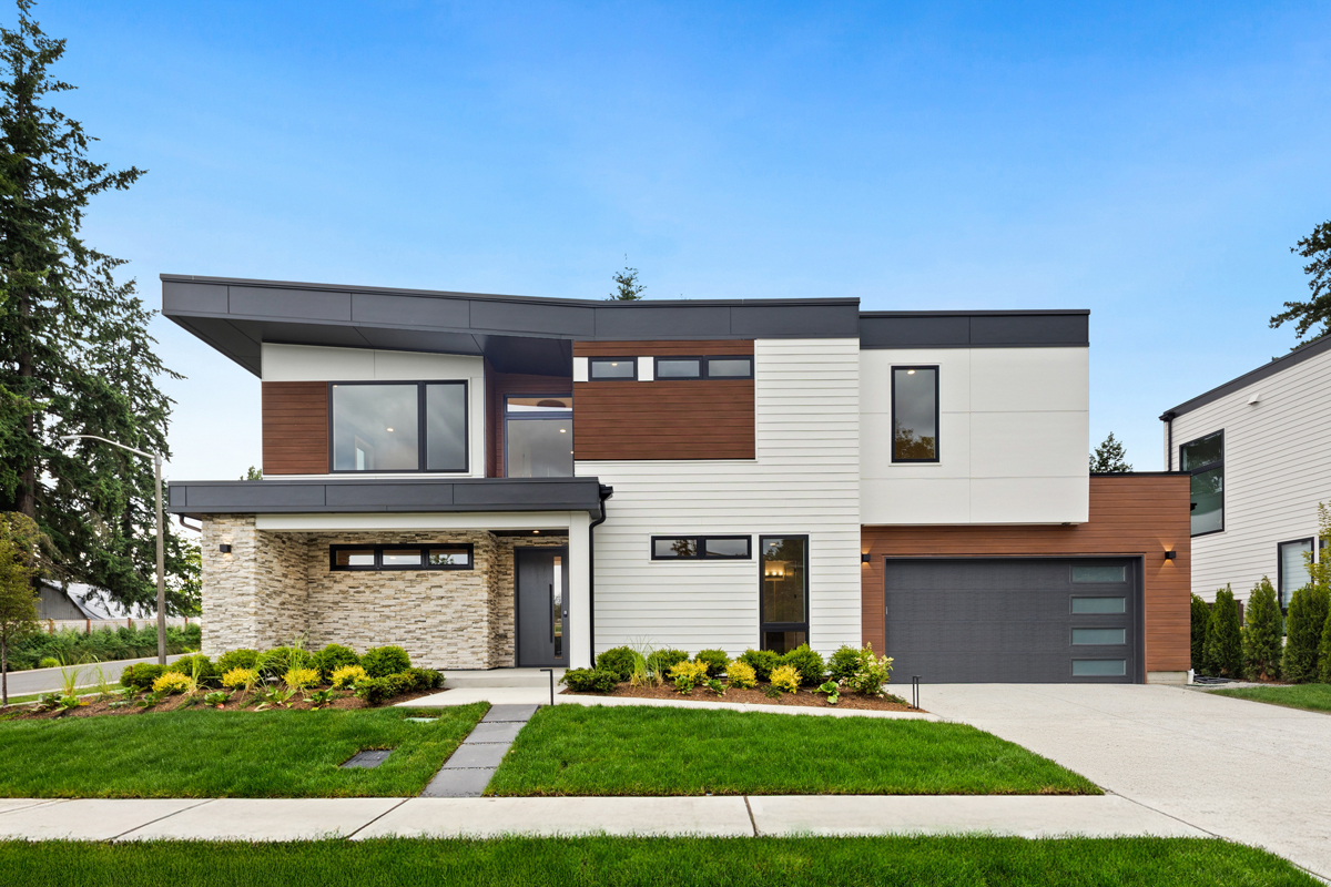 Kirkland 01 custom home PNW contemporary exterior