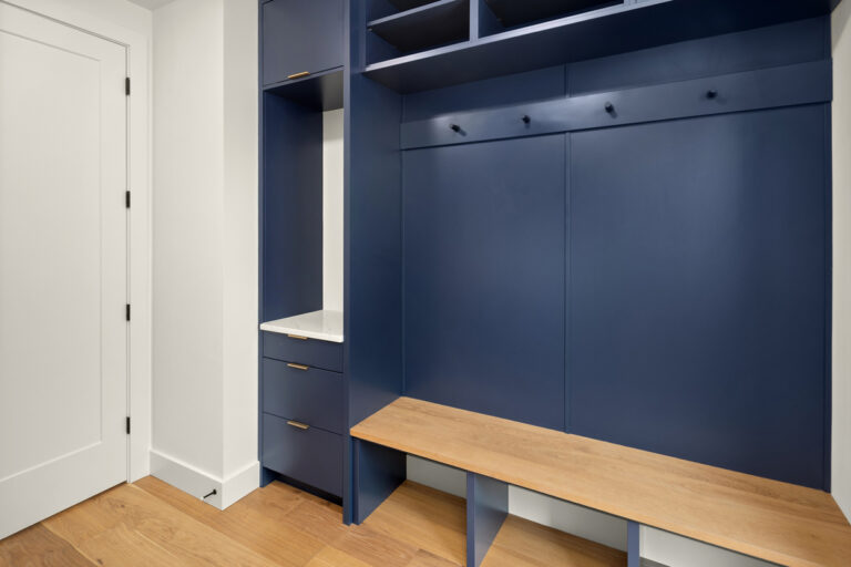 Kirkland 01 custom home mudroom