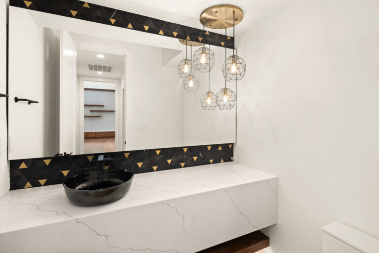 Kirkland 01 custom home powder room