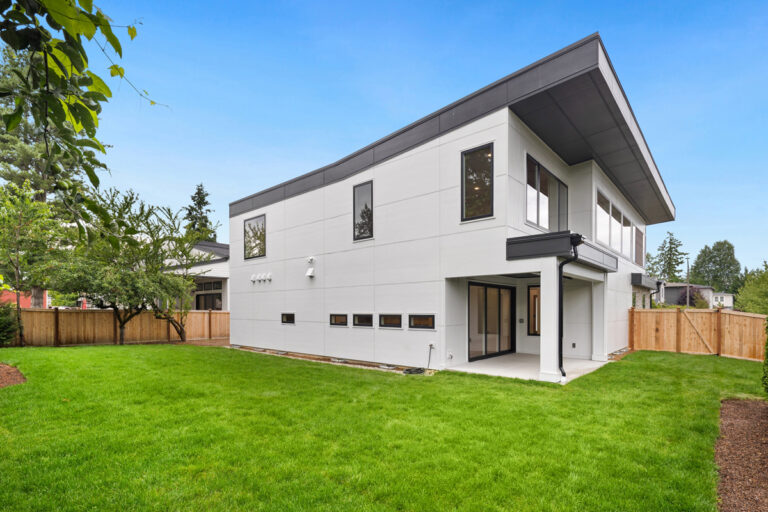 Kirkland 01 custom home rear exterior