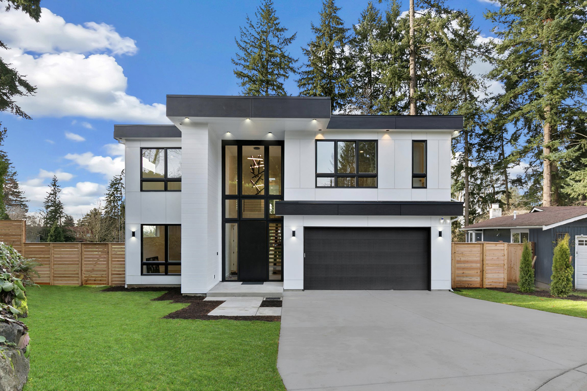 Kirkland 03 custom home transitional exterior