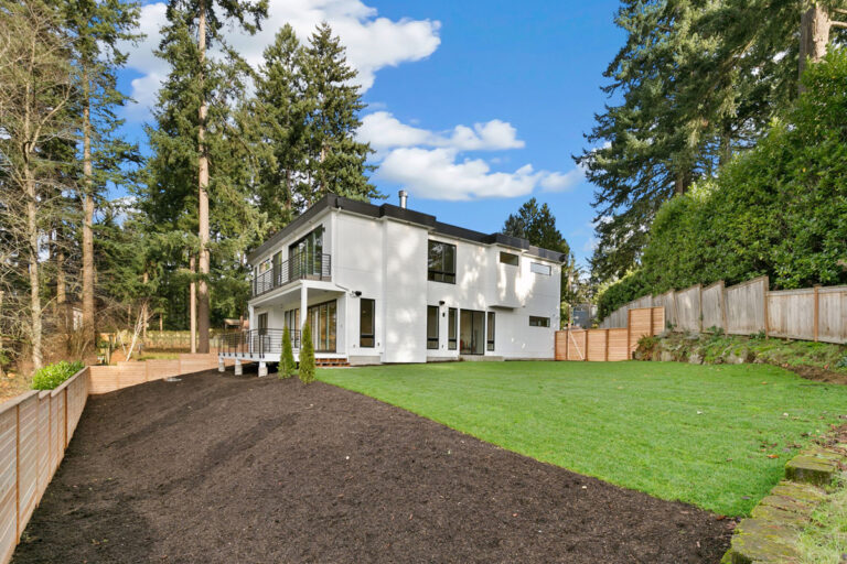 Kirkland 03 custom home rear exterior