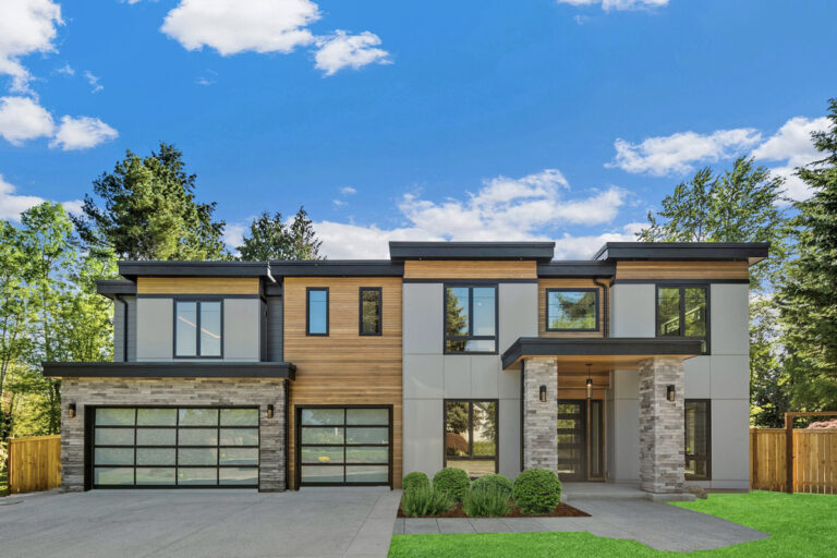 Medina 01 custom home PNW contemporary exterior