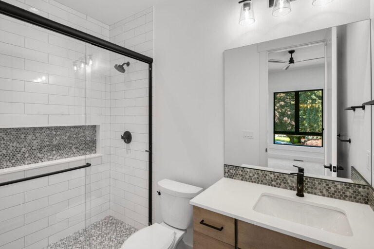 Medina 01 custom home secondary bath