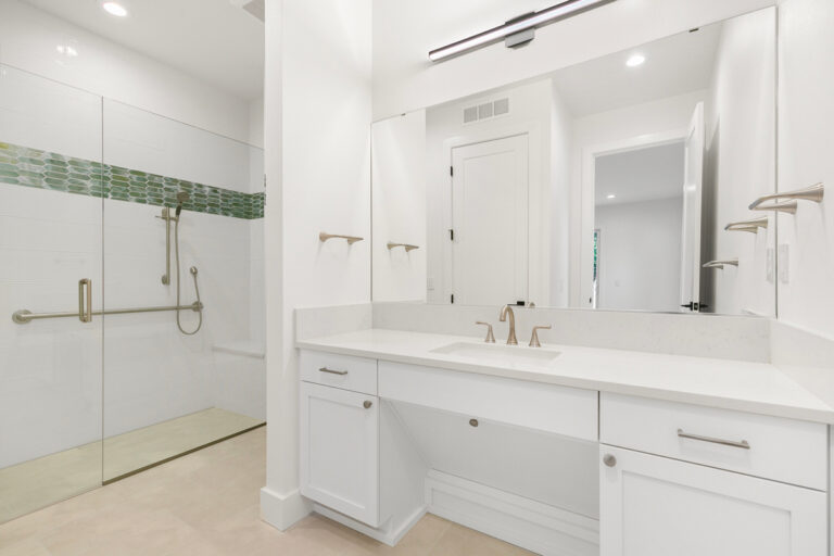 Medina 02 custom home guest suite bath