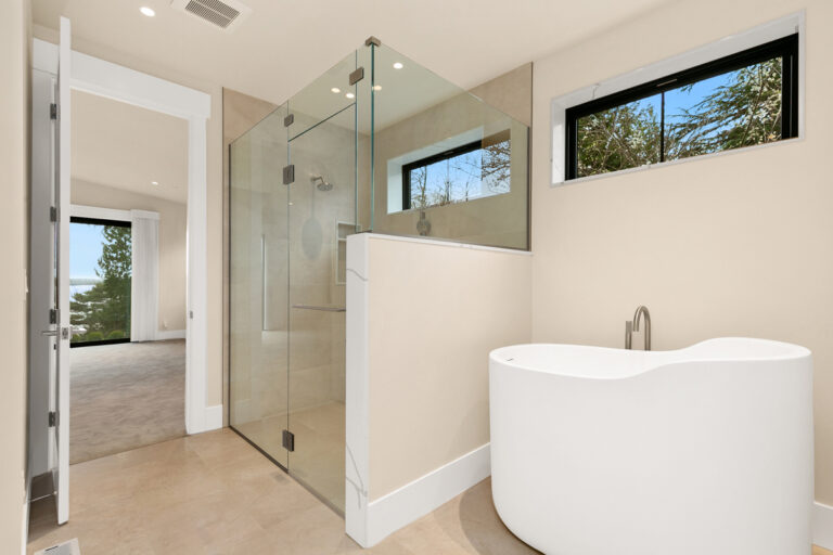 Medina 03 custom home primary suite bath