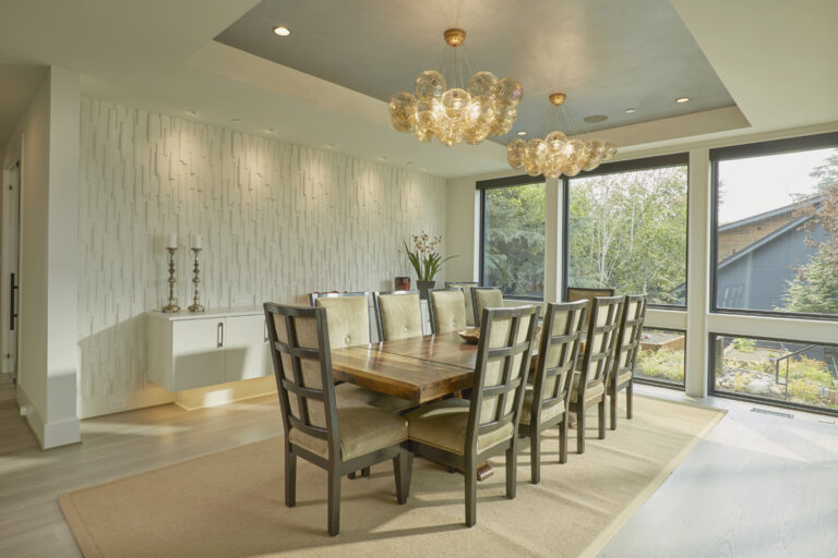 Mercer Island 01 custom home dining room